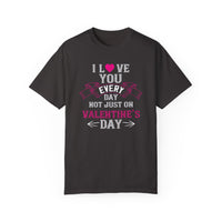 (Día de San Valentín) Camiseta unisex teñida en prenda