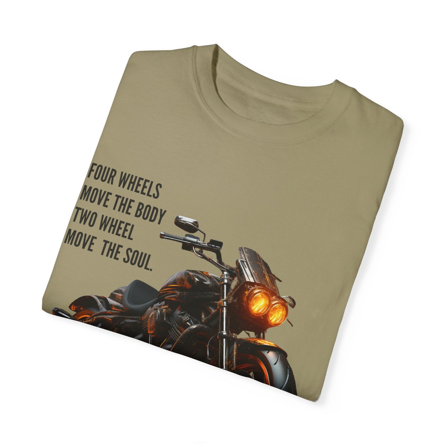 Artistic touch (Motorbike) Unisex Garment-Dyed T-shirt