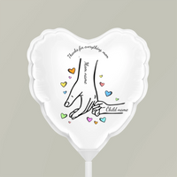 Mamá con globo de helio