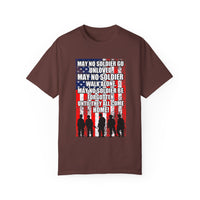 Militärisches Unisex-T-Shirt, stückgefärbt