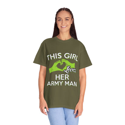 Militärisches Unisex-T-Shirt, stückgefärbt