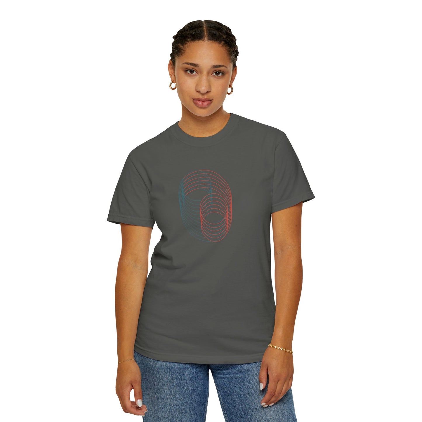 Geometry Unisex Garment-Dyed T-shirt