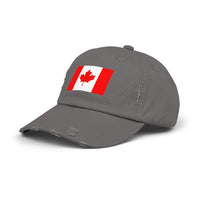 Unisex-Kappe mit abgenutztem Kanada-Flaggenmuster, lässige Mütze für Outdoor-Abenteuer, Fanartikel zum kanadischen Nationalstolz, Geschenkidee zum Canada Day, stylisches Sommeraccessoire