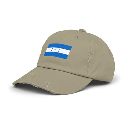 Baseballkappe mit Honduras-Flagge im Used-Look, Unisex-Baseballkappe, lässige Kopfbedeckung, Reiseaccessoire, Geschenk für Sie und Ihn