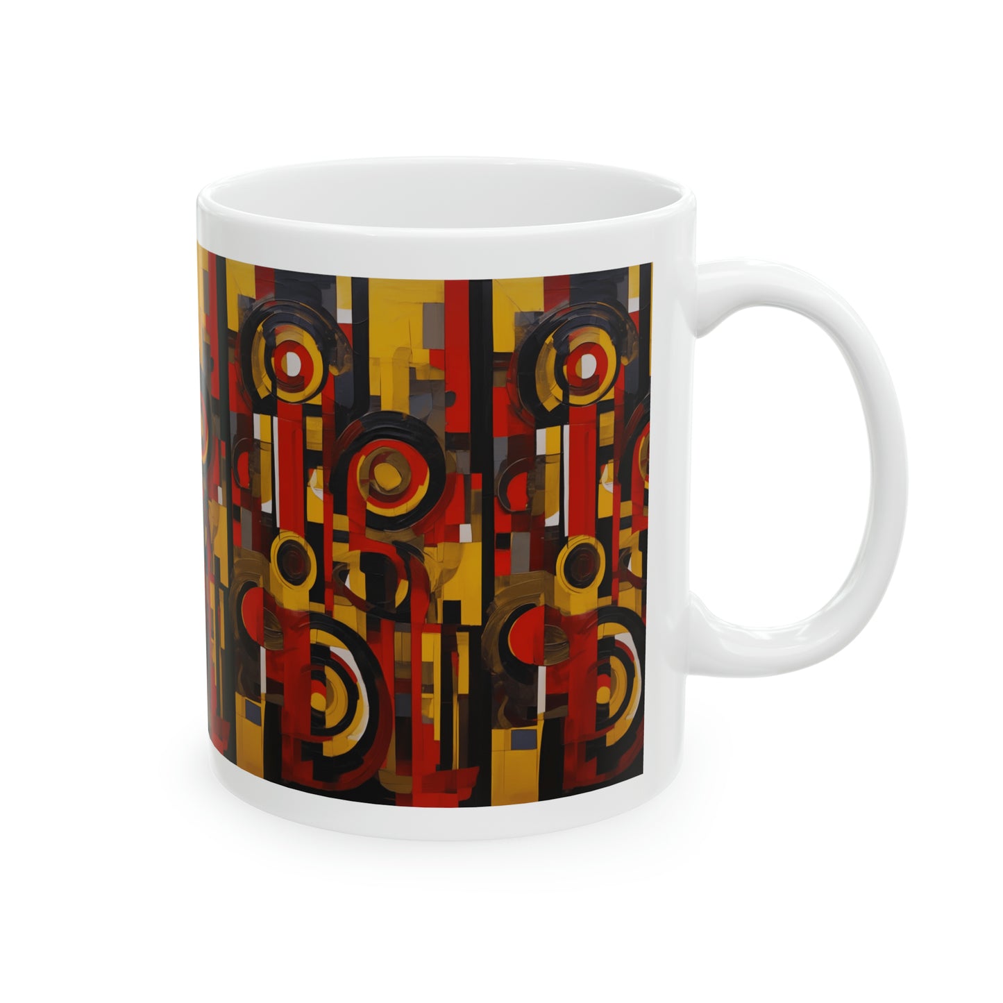 Mugs artistic touch ceramic mugs 11oz