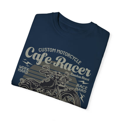 (Motorrad) Unisex-T-Shirt, stückgefärbt