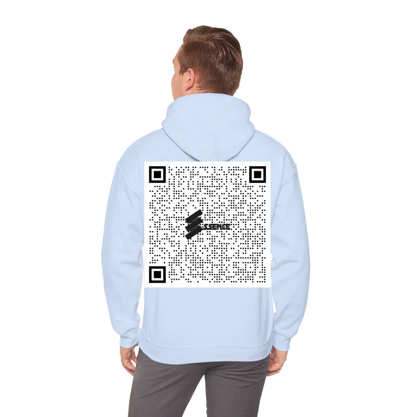 Person 4 Back, Light Blue