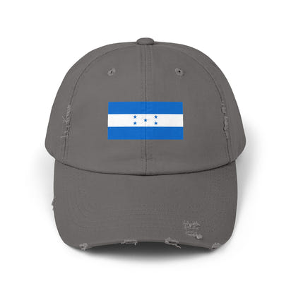 Baseballkappe mit Honduras-Flagge im Used-Look, Unisex-Baseballkappe, lässige Kopfbedeckung, Reiseaccessoire, Geschenk für Sie und Ihn
