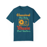 (Música)Camiseta unisex teñida en prenda