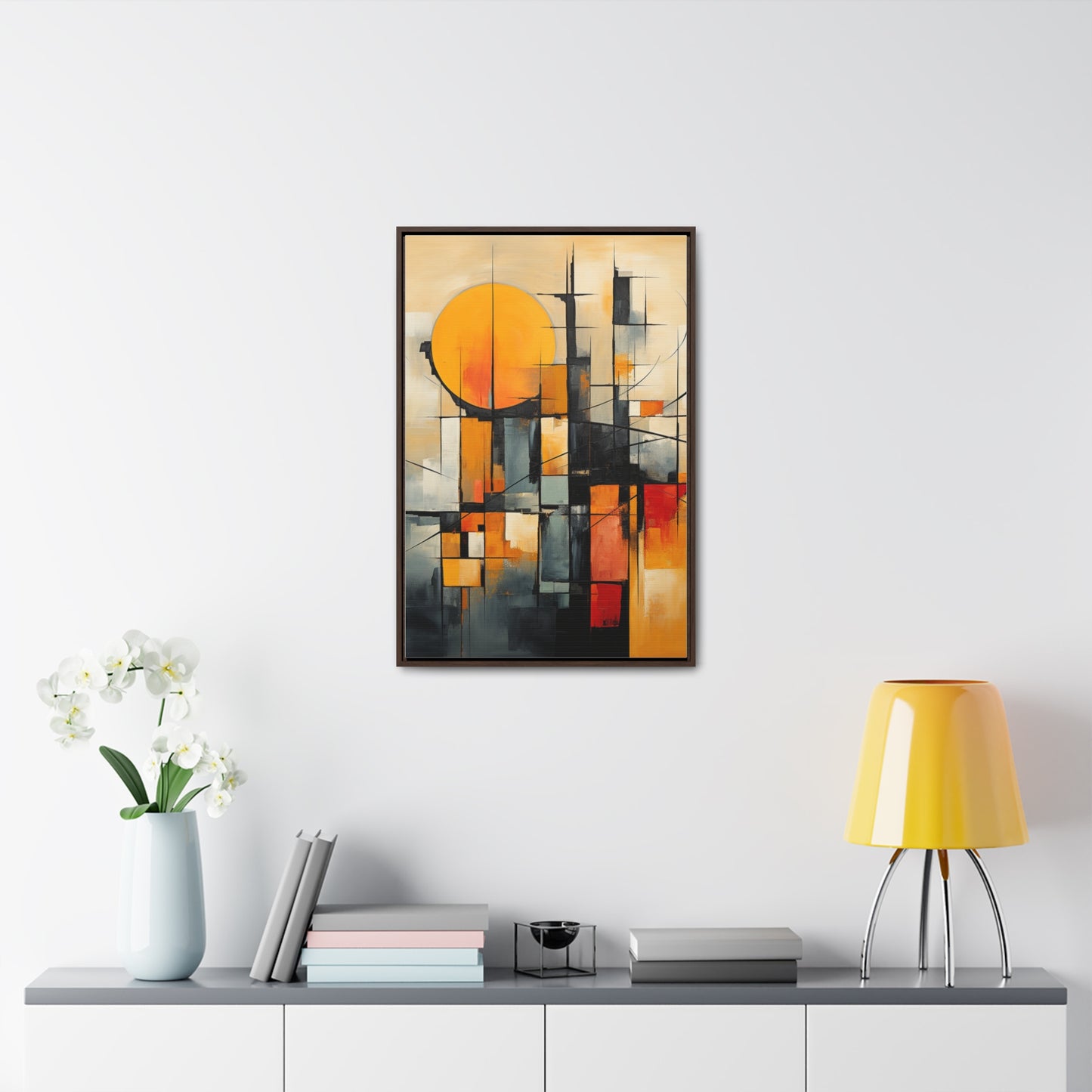 Fine art Gallery Canvas Wraps, Vertical Frame "Twilight"