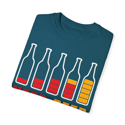 Unisex-T-Shirt aus stückgefärbtem Material