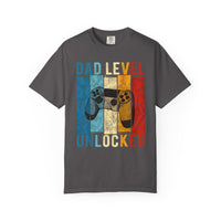 „Dad Level Unlocked“-T-Shirt, Gaming-Shirt, Unisex-Shirt, Vatertagsgeschenk, Gamer-Papa-Kleidung