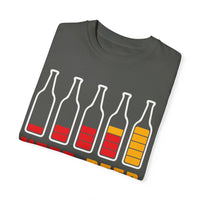 Unisex-T-Shirt aus stückgefärbtem Material