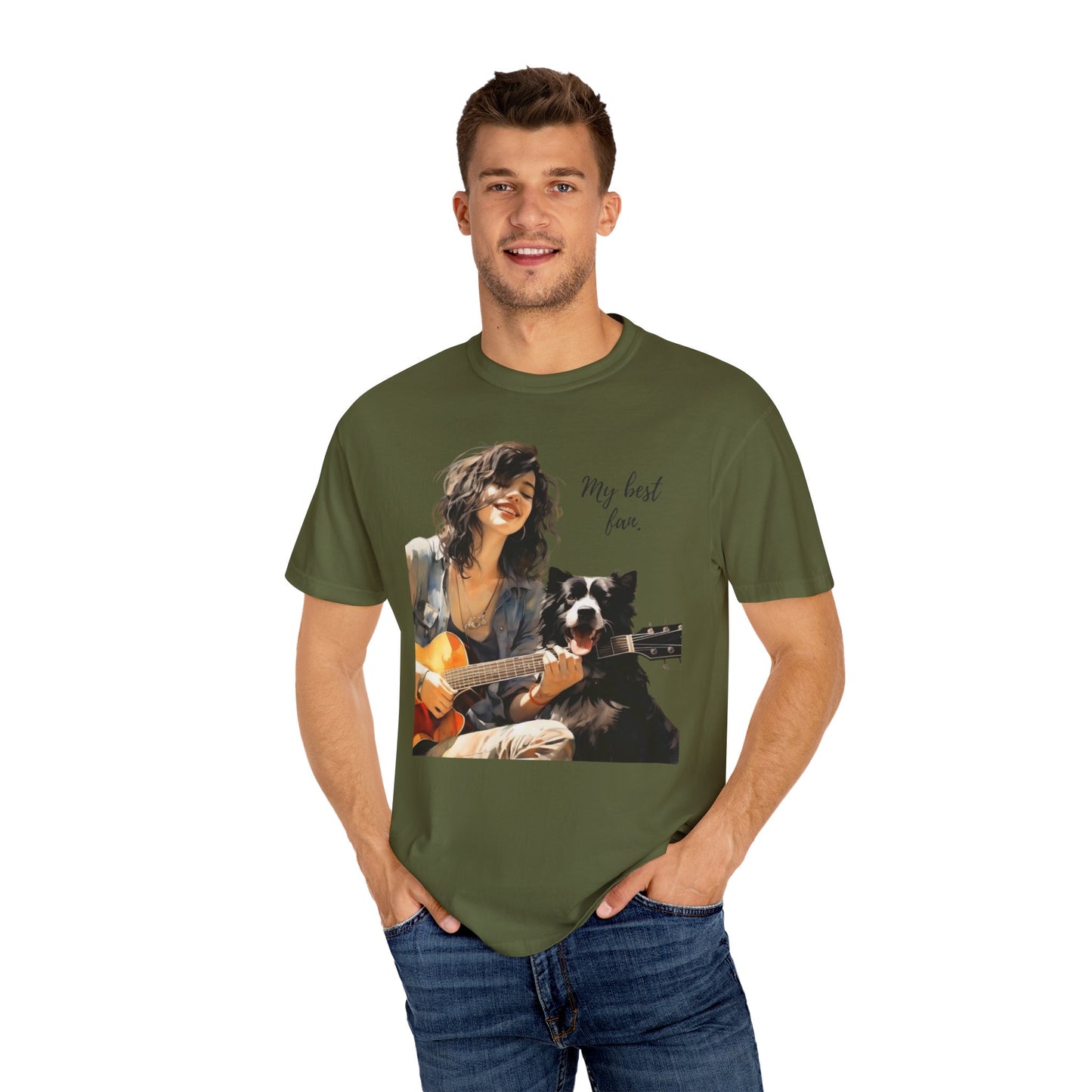 Artistic Touch (Dogs) Unisex Garment-Dyed T-shirt