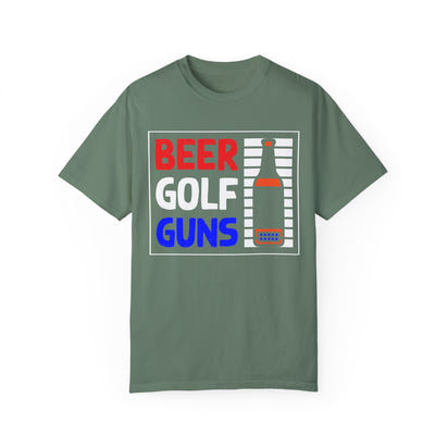 Unisex-T-Shirt aus stückgefärbtem Material