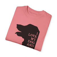 Unisex-T-Shirt aus stückgefärbtem Material