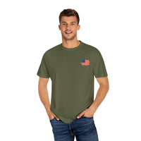 Militärisches Unisex-T-Shirt, stückgefärbt