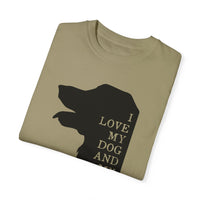 Unisex-T-Shirt aus stückgefärbtem Material