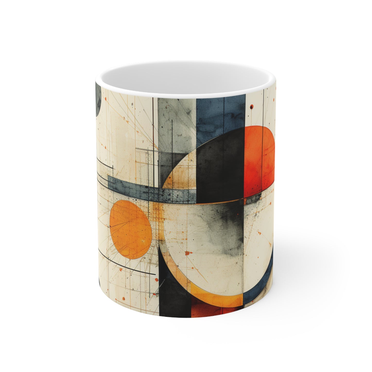 Mug artistic touch ceramic mug 11 oz