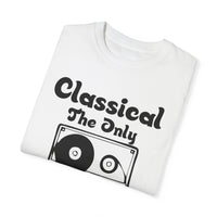 (Música)Camiseta unisex teñida en prenda