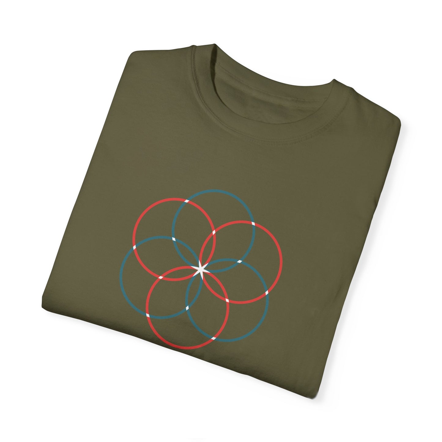 Geometry Unisex Garment-Dyed T-shirt