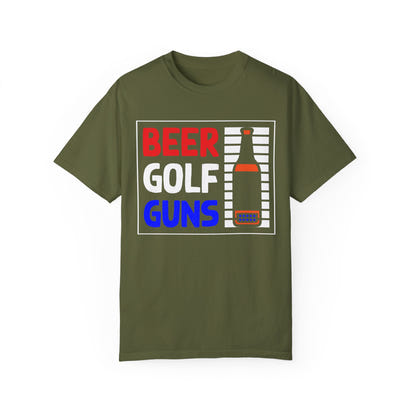 Unisex-T-Shirt aus stückgefärbtem Material