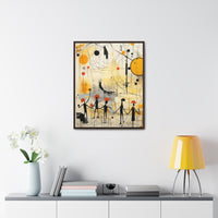 Leinwandbilder der Galerie „Zivilisation“, Vertikalrahmen