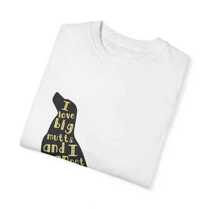 Unisex-T-Shirt aus stückgefärbtem Material