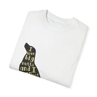 Unisex-T-Shirt aus stückgefärbtem Material