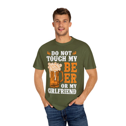 Unisex-T-Shirt aus stückgefärbtem Material