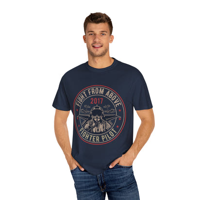 Militärisches Unisex-T-Shirt, stückgefärbt