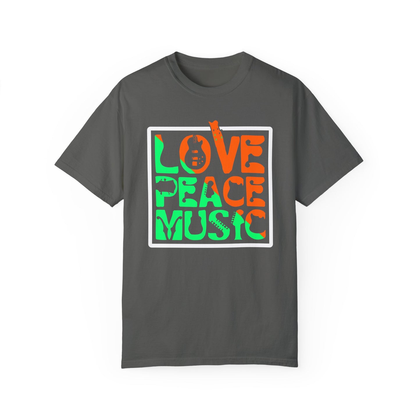 (Music)Unisex Garment-Dyed T-shirt