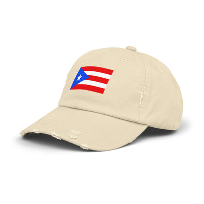 Puerto-Rico-Cap im Used-Look | Unisex-Cap | Lässige Sommermütze | Outdoor-Ausrüstung | Flaggenmütze | Perfektes Geschenk für die Feiertage