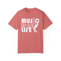 (Música)Camiseta unisex teñida en prenda
