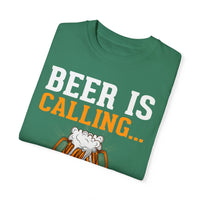 Unisex-T-Shirt aus stückgefärbtem Material