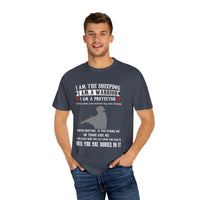 Militärisches Unisex-T-Shirt, stückgefärbt