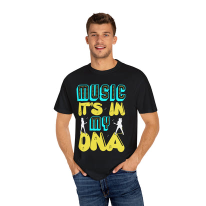 (Música)Camiseta unisex teñida en prenda
