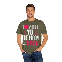 (Valentinstag) Unisex-T-Shirt aus stückgefärbtem Material