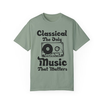 (Música)Camiseta unisex teñida en prenda