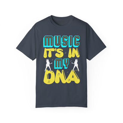 (Música)Camiseta unisex teñida en prenda
