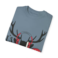 Weihnachtliches Unisex-T-Shirt, stückgefärbt 1