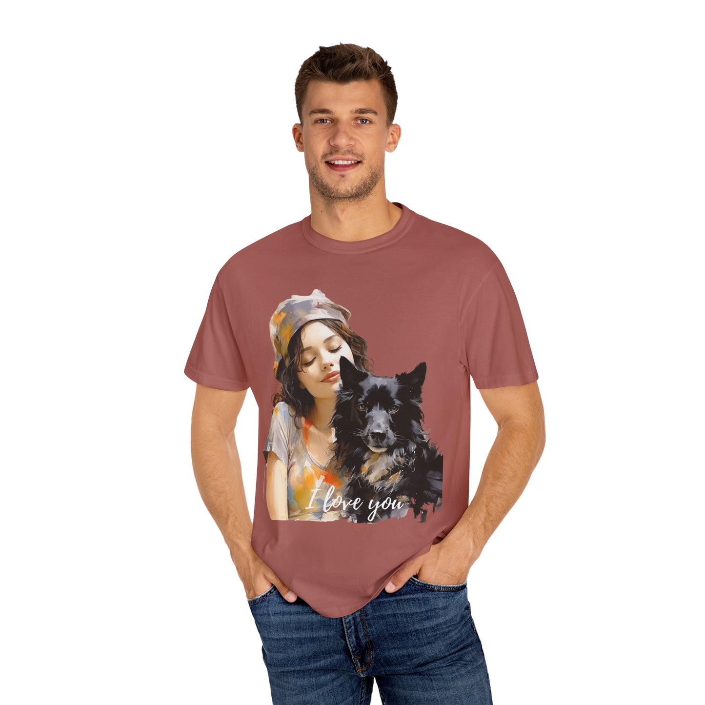 Artistic touch (Dogs) Unisex Garment-Dyed T-shirt