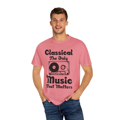 (Música)Camiseta unisex teñida en prenda
