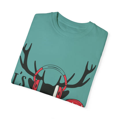 Weihnachtliches Unisex-T-Shirt, stückgefärbt 1