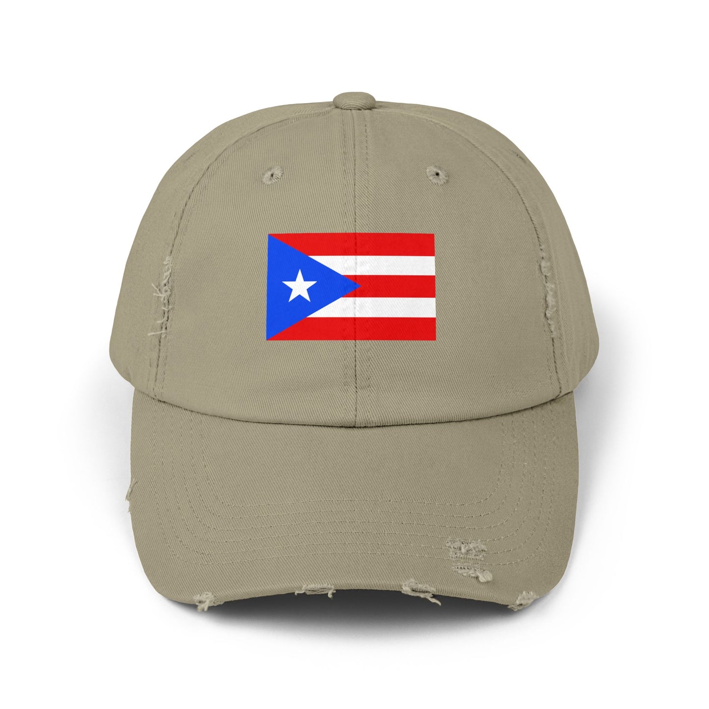 Puerto-Rico-Cap im Used-Look | Unisex-Cap | Lässige Sommermütze | Outdoor-Ausrüstung | Flaggenmütze | Perfektes Geschenk für die Feiertage