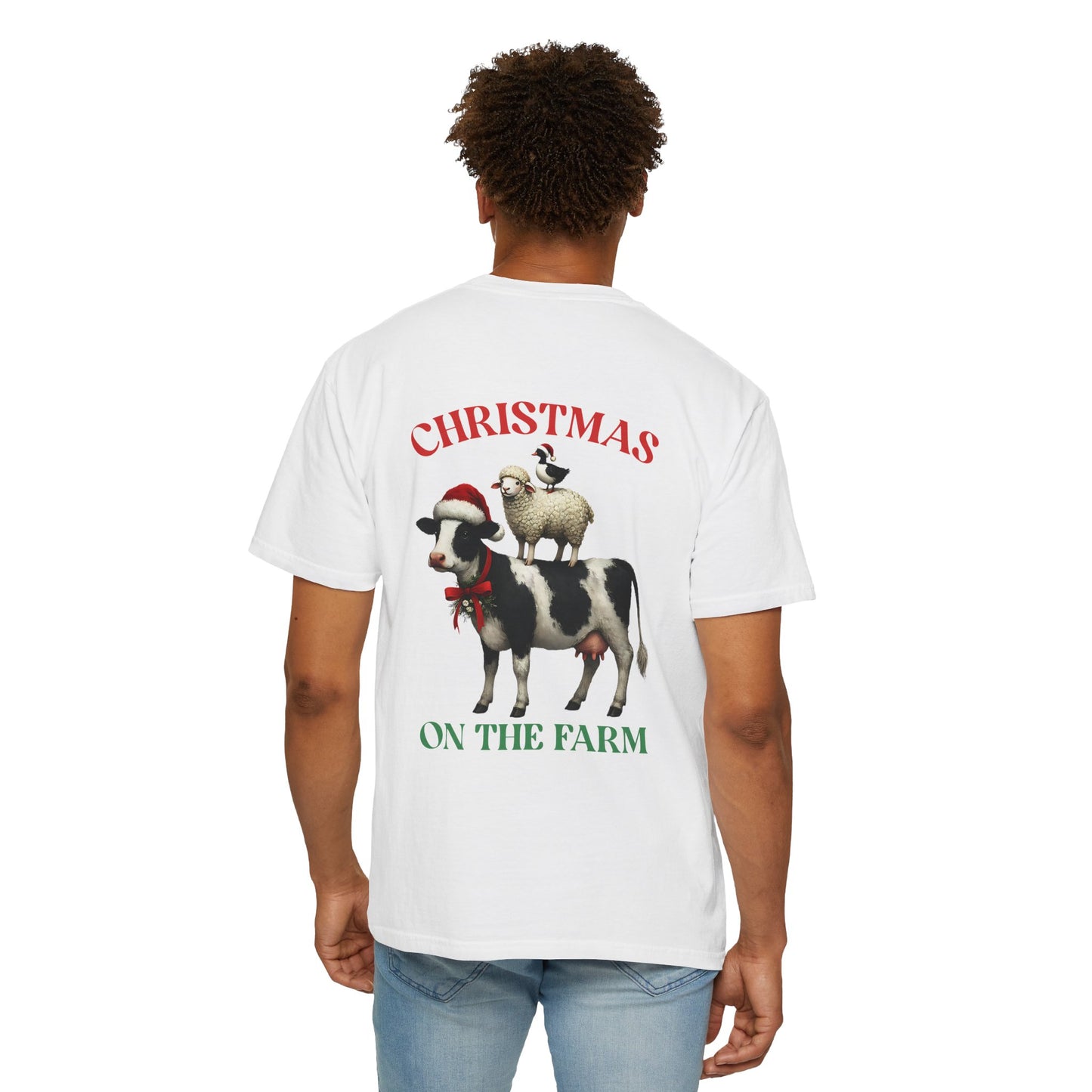 Christmas Unisex Garment-Dyed T-shirt 7