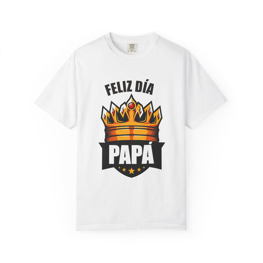 Feliz Día Papá T-Shirt – Unisex-T-Shirt aus stückgefärbtem Material zum Vatertag
