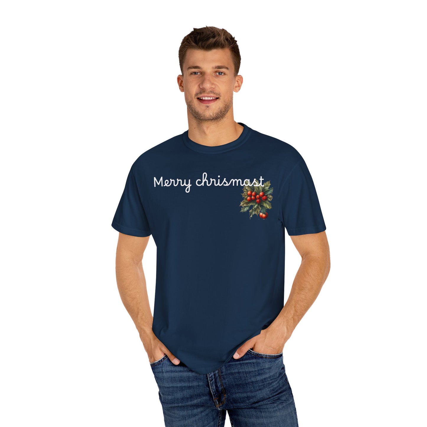 Christmas Unisex Garment-Dyed T-shirt