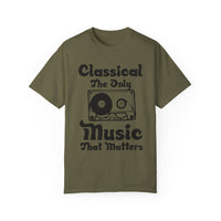 (Música)Camiseta unisex teñida en prenda