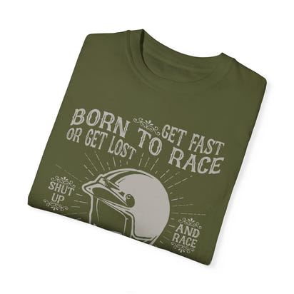 (Motorrad) Unisex-T-Shirt, stückgefärbt